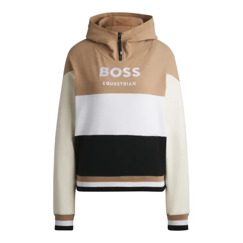 BOSS Equestrian, BOSS Equestrian Hoodie Faye - Camel -  Farbe: Camel, Grösse: L