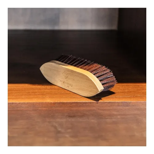 Grooming Deluxe, Grooming Deluxe Klassische Holzborstel kurz hart - Braun -