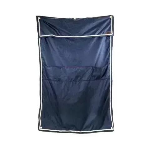 Kentucky, Kentucky Boxenwandvorhang wasserdicht classic mit Taschen - Marine -  Grösse: 135x200cm, Farbe: Marine