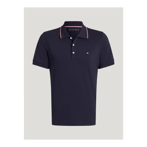 Tommy Hilfiger Equestrian, Tommy Hilfiger Equestrian Poloshirt Harrison Herren - Desert Sky -  Farbe: Desert Sky, Grösse Bekleidung Herren: L