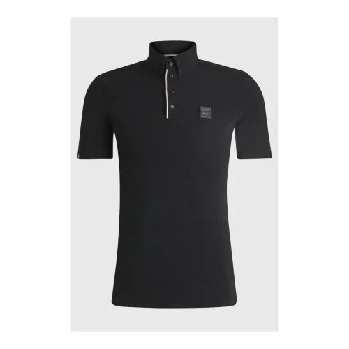 BOSS Equestrian, BOSS Equestrian Trainingsshirt Matt Herren - Stripes Black -  Farbe: Stripes Black, Grösse Bekleidung Herren: XXL