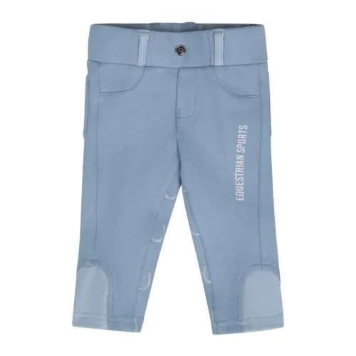QHP, QHP Reithose Junior Bobby - Baby Blau -  Grösse Bekleidung Kinder: 104, Farbe: Baby Blau