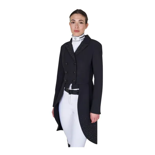 Equestro, Equestro Dressurfrack Strass Damen - Schwarz -  Grösse: M