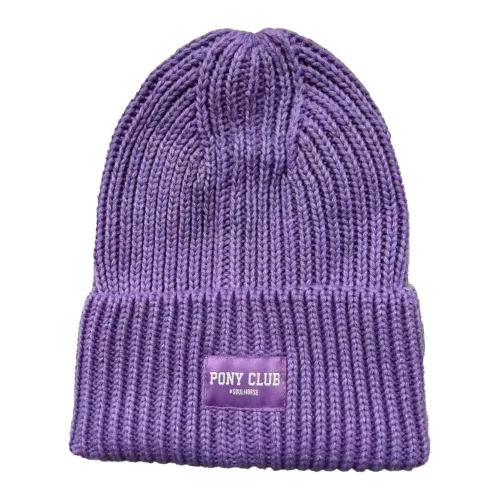 Soulhorse, Soulhorse "Pony Club" Beanie | Reflektierend - Lila -  Grösse: One Size, Farbe: Lila
