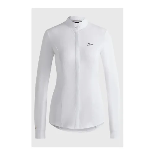 BOSS Equestrian, BOSS Equestrian Turnierbluse Emma Damen - White Stripes -  Grösse Bekleidung Damen: XL, Farbe: White Stripes