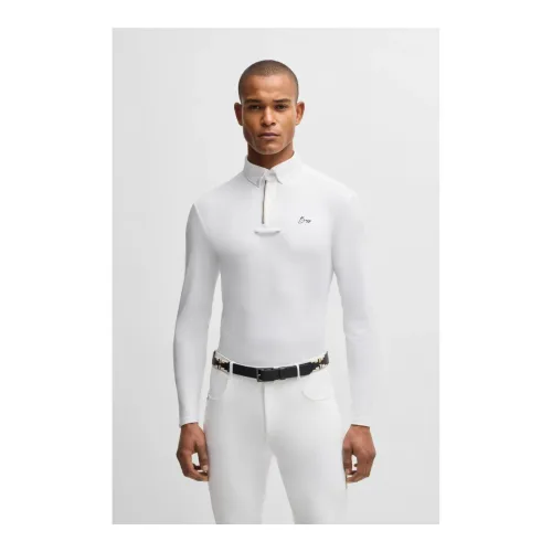 BOSS Equestrian, BOSS Equestrian Turniershirt Nick - Weiss -  Grösse: L