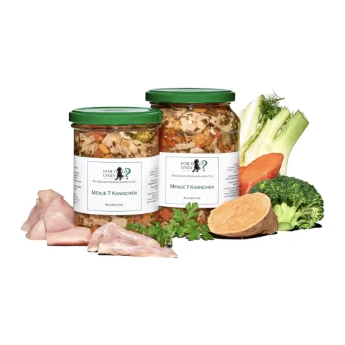 For Dogs Only?, For Dogs Only? Premium Hundefutter Menue Kaninchen