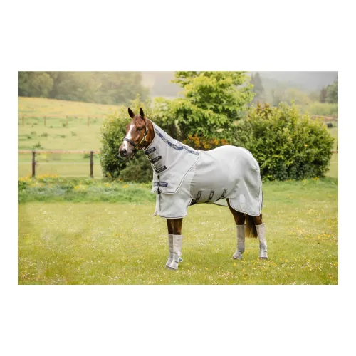 Horseware, Horseware Fliegendecke Rambo Protector - Navy/Silver -  Grösse Pferdedecken: 130 cm