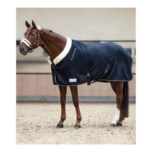 Waldhausen, Waldhausen Fleecedecke Modern Rosé - nachtblau Grösse: 145 cm