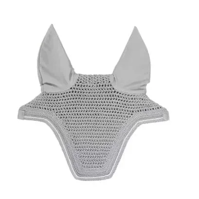 Kentucky, Kentucky Fliegenhaube Wellington diamond rope - Grau -  Grösse Pferd: Full, Farbe: Grau