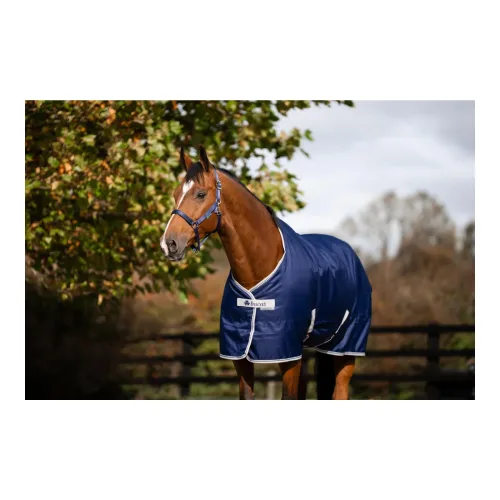 Bucas, Bucas Weidedecke FREEDOM Turnout LIGHT - navy/silver Farbe: Navy/Silver, Grösse Pferdedecken: 140 cm
