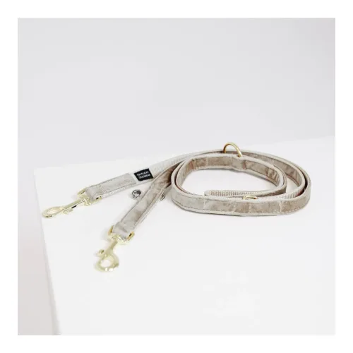 Kentucky Dogwear, Kentucky Dogwear Hundeleine Velvet - Beige -  Länge: 2 m, Farbe: Beige