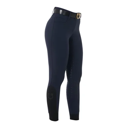 Equestro, Equestro Reithose Highwaist Vollbesatz Girls - Navy Blazer -  Farbe: Navy Blazer, Kleidergrössen Teenager: 164