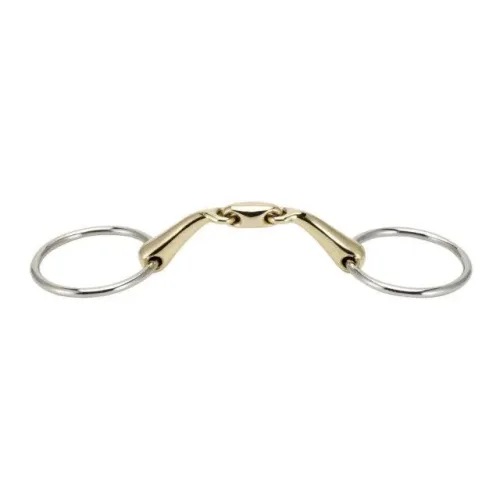 Stübben, Stübben Wassertrense anatomisch sweet Kupfer doppelt gebrochen - Gold -  Gebisslängegrösse: 13.5 cm