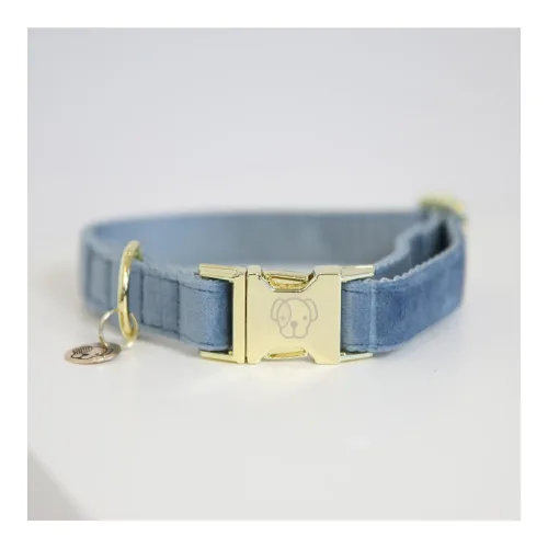 Kentucky Dogwear, Kentucky Dogwear Hundehalsband Velvet - light blue