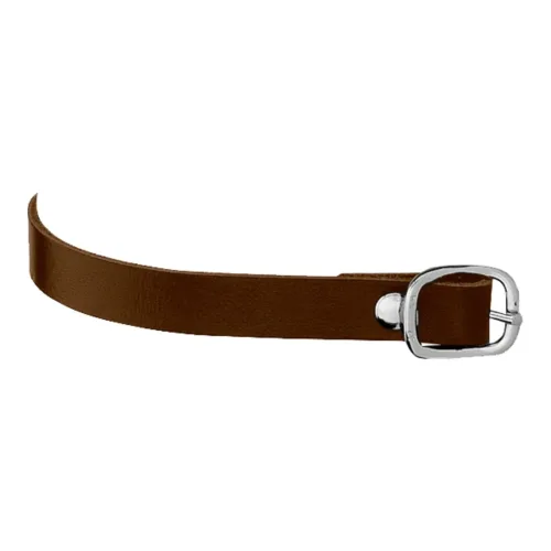 Sprenger, Sprenger Sporenriemen Leder mit silberner Schnalle - braun Grösse: One Size, Farbe: Braun