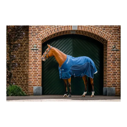 Horseware, Horseware Transportdecke Travel Series Signature - Navy -  Grösse Pferdedecken: 120 cm