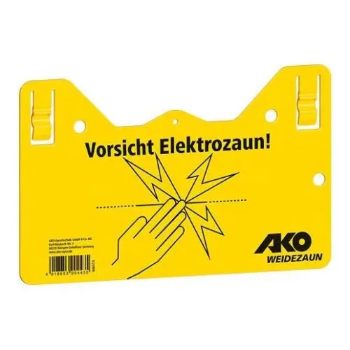 AKO, AKO Warnschild – Vorsicht Elektrozaun!