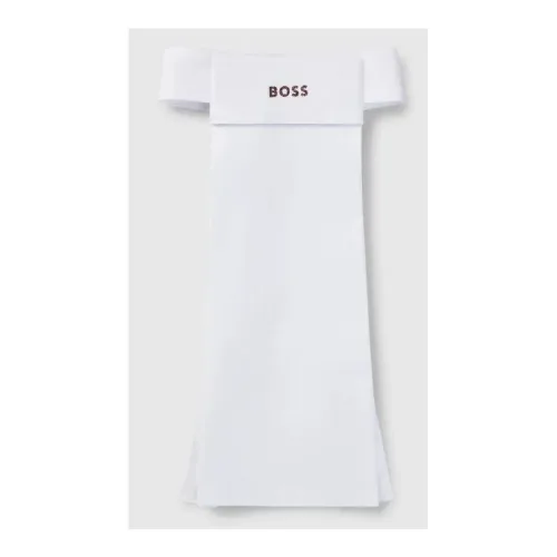 BOSS Equestrian, BOSS Equestrian Plastron Logo Glitzer - Weiss -