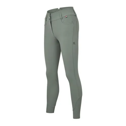 Kingsland, Kingsland Reithose KLKira H-Shape regular Kniegrip Damen - Green Agave -  Grösse: 34