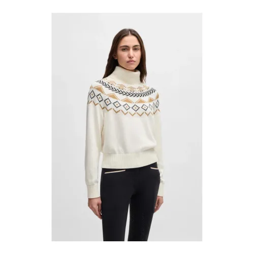 BOSS Equestrian, BOSS Equestrian Pullover Rollkragen Anuk - Soft Cream -  Grösse: S