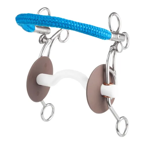 Beris Gebisse, Beris Gebisse Tandemgebiss mit Zungenbogenstange soft Gebisslängegrösse: 14.0 cm