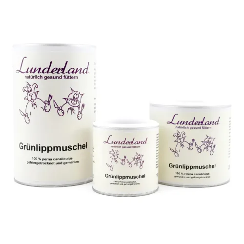 Lunderland, Lunderland Grünlippmuschelpulver Rein Ergänzungsfutter - Natur -  Grösse: 100 g