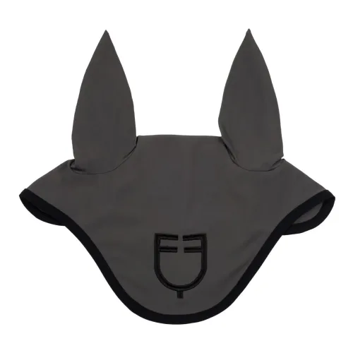 Equestro, Equestro Ohrengarn Black Line Logo - Asphalt -  Grösse: Full, Farbe: Asphalt