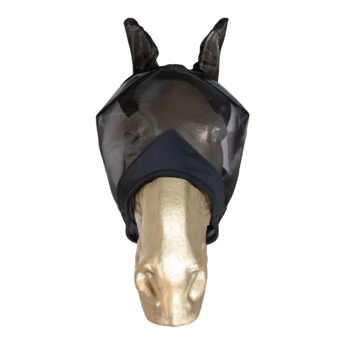 Kentucky, Kentucky Fliegenmaske Classic mit Ohren - Schwarz -  Grösse: Pony, Farbe: Schwarz