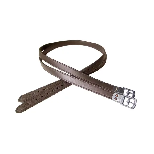 Dyon, Dy'on Premium Soft Leder Steigbügelriemen - Braun -  Farbe: Braun, Grösse: 125