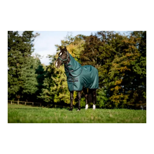 Horseware, Horseware Weidedecke Amigo Ripstop 900D Plus Turnout 0g - Dynasty Green/Navy & Silver -  Farbe: Dynasty Green/Navy & Silver, Grösse: 115 cm