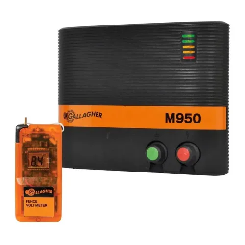 Gallagher, Gallagher M950 Weidezaungerät inkl. Digital Voltmeter - Schwarz -