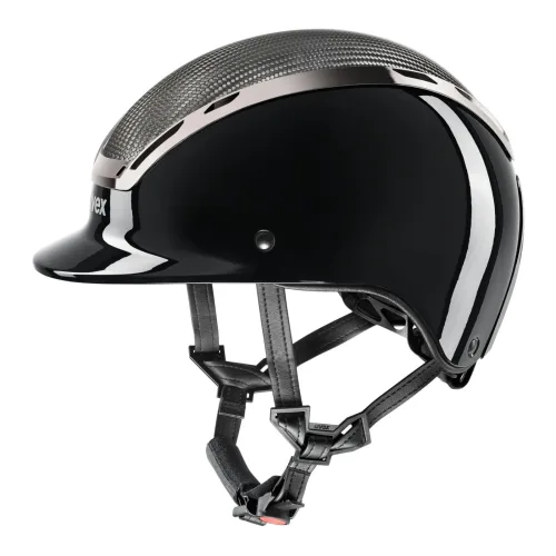 uvex, Uvex Reithelm Exxeed Carbon - Schwarz -  Reithelmgrössen: 57-59