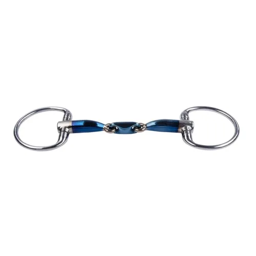 Trust, Trust Olivenkopftrense eggbut eliptical doppelt gebrochen 16mm - Silber -  Gebisslängegrösse: 13.5 cm