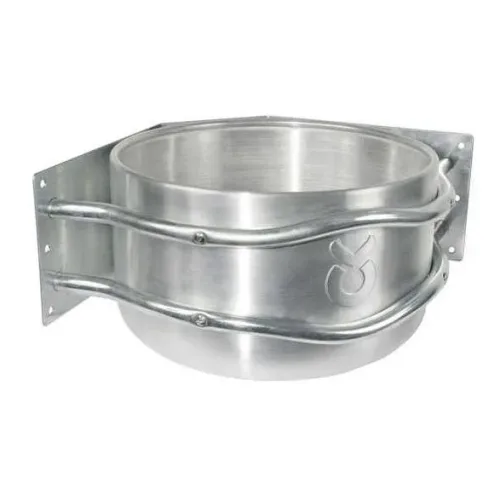 Kerbl, Kerbl Aluminium-Futtertrog - Silber -  Grösse: Eckmontage