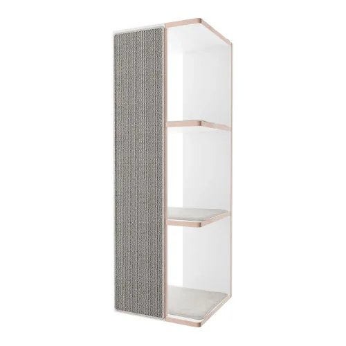 Stylecats by Hunter, Stylecats by Hunter Kratzturm Tumba - Weiss/Grau -  Grösse: 120 cm