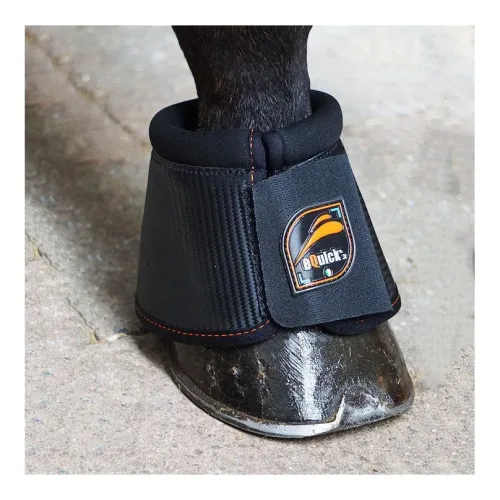 eQuick, eQuick Hufglocken eOVERREACH CARBON - Schwarz -  Grösse: S