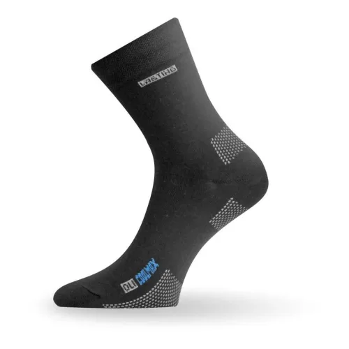 Lasting, Lasting OLI Coolmax® Trekking-Socke Unisex halbhoch - schwarz