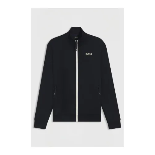 BOSS Equestrian, BOSS Equestrian Functional Cardigan Sammy - Sky Captain -  Grösse: M