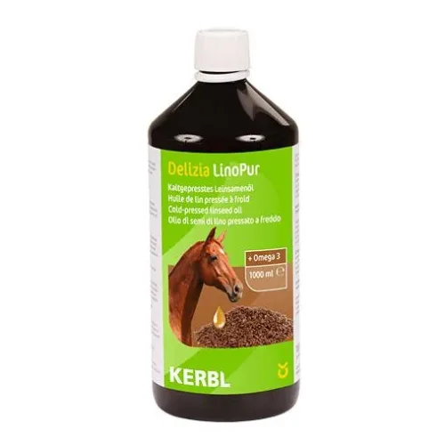 Kerbl Pet, Kerbl Pet Leinsamenöl LinoPur Ergänzungsfutter 1 L - Natur -