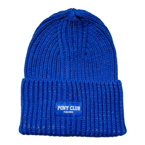 Soulhorse, Soulhorse "Pony Club" Beanie | Reflektierend - Blau -  Grösse: One Size, Farbe: Blau