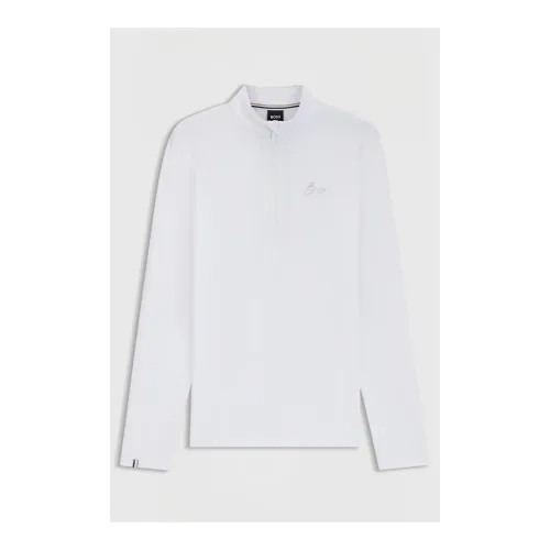 BOSS Equestrian, BOSS Equestrian Turniershirt Minou Texture Damen - White -  Farbe: White, Grösse: M