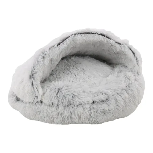 Flamingo, FLAMINGO Katzen Schlafplatz Alba Rund - Weiss/Grau -