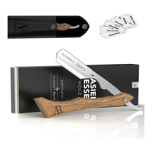 Anthony Brown, Anthony Brown Rasiermesser Holz - Silber -  Grösse: One Size, Farbe: Silber