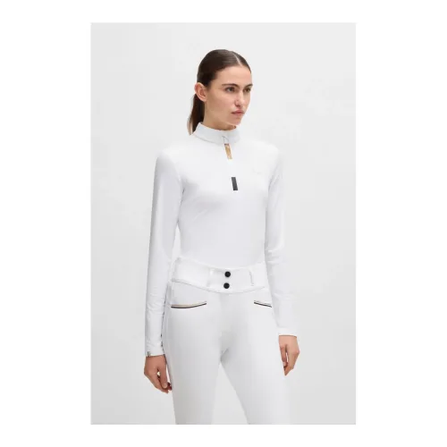 BOSS Equestrian, BOSS Equestrian Turniershirt Minou - Weiss -  Grösse: S