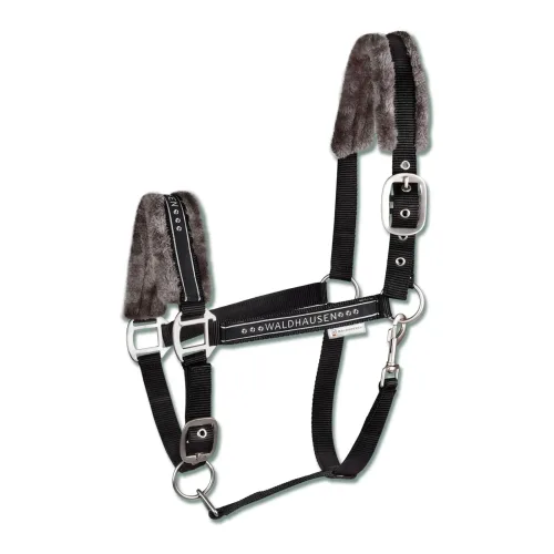 Waldhausen, Waldhausen Halfter Elegant - Schwarz -  Farbe: Schwarz, Grösse Pferd: Pony