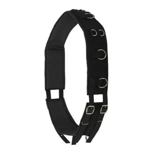 Waldhausen, Waldhausen Longiergurt Nylon - Schwarz -  Grösse Pferd: WB