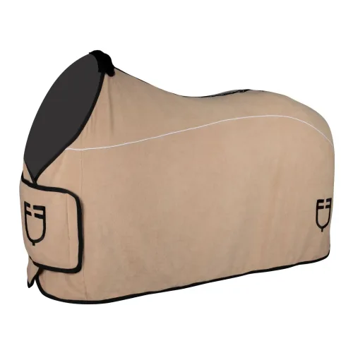 Equestro, Equestro Fleecedecke mit Flap Front - Beige -  Grösse: 145 cm, Farbe: Beige