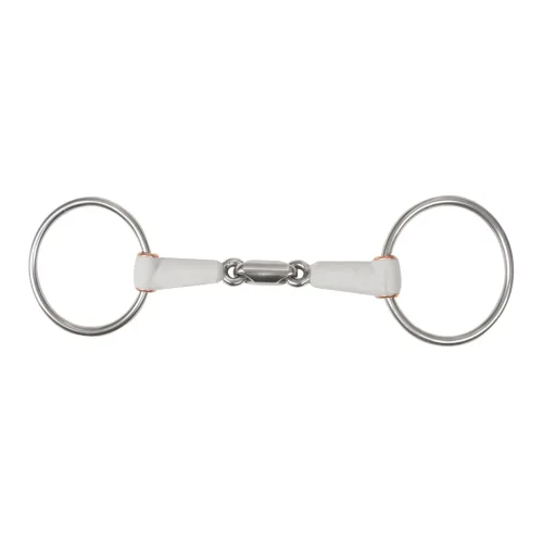 Beris Gebisse, Beris Gebisse Wassertrense, doppelt gebrochen, Ring 7,5cm - Silber -  Grösse: 12,5 cm