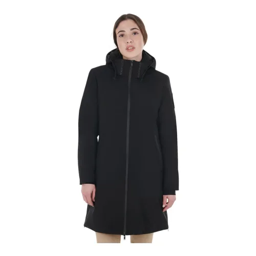 Equestro, Equestro Daunenmantel Basic Damen - Schwarz -  Grösse: M